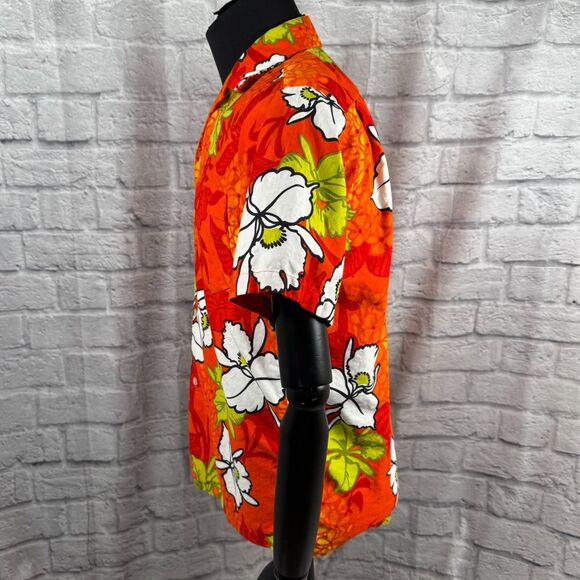 Vtg Momis Fashion Hawaiian Wedding Honeymoon Set Small Mens Shirt Matching Dress - Picture 9 of 16
